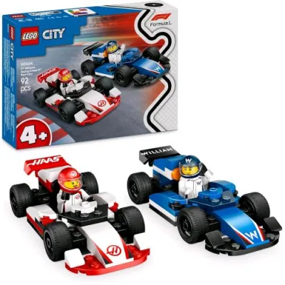 LEGO City Monoposto Williams Racing Haas F1 Modellini da Costruire con 2 Minifigure