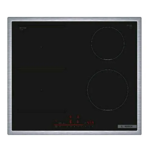 Bosch PVS645HB1E Piano Cottura a Induzione Combizone Piano in Vetroceramica Directselect Smart Hood Home Connect Nero