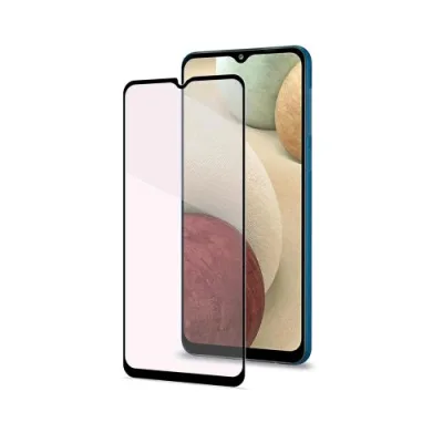 Celly Samsung Galaxy A12 Proteggi Schermo in Vetro Temperato Black