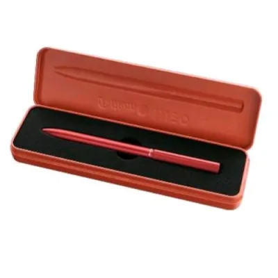 Pelikan Ineo Elements Penna a Sfera Fusto in Alluminio Anodizzato Rosso Inchiostro Blu con Astuccio in Metallo
