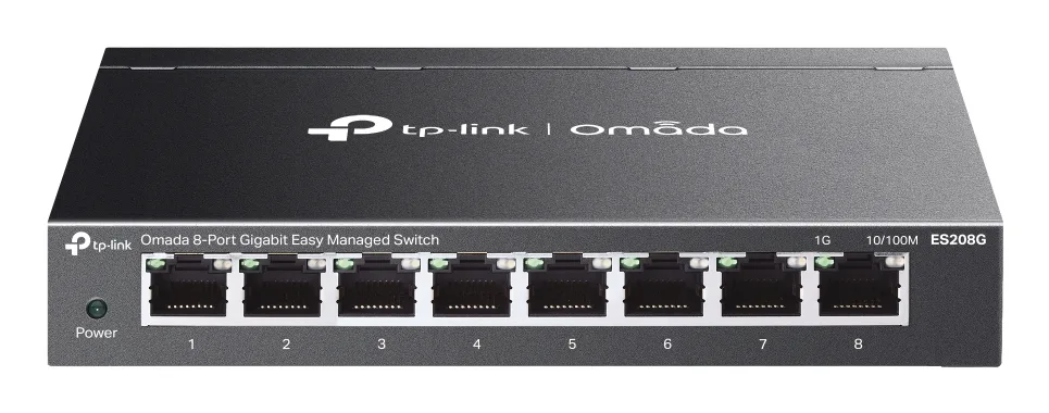 SWITCH OMADA 8-PORTGB EASY MANAGED 8XGB RJ45P DESKTOP STEEL INTEG SDN
