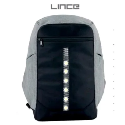 LINK Zaino Sportivo per Notebook 15.6" con Cerniere Antifurto e Luci LED Integrate