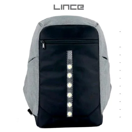 LINK Zaino Sportivo per Notebook 15.6" con Cerniere Antifurto e Luci LED Integrate