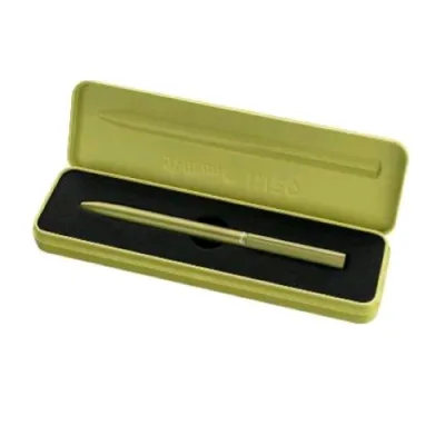 Pelikan Ineo Elements Penna a Sfera Fusto in Alluminio Anodizzato Verde Inchiostro Blu con Astuccio in Metallo