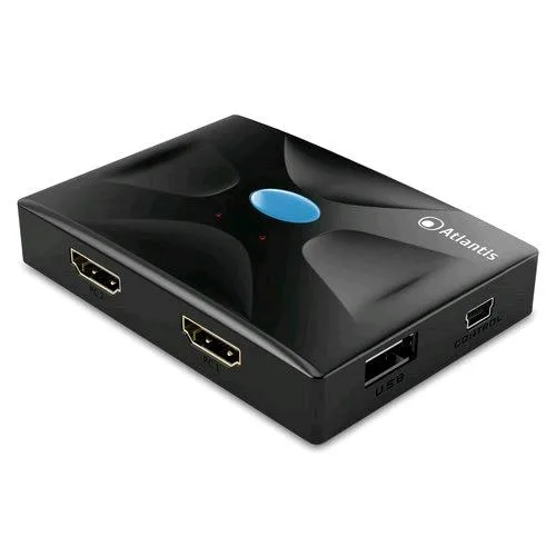 Atlantis Land Atlantis P021-MTHK02 Hub Docking 2 x HDMI 4K Ultra HD 2 x USB Non Necessita di Alimentazione 2 Cavi di Collegamento Inclusi