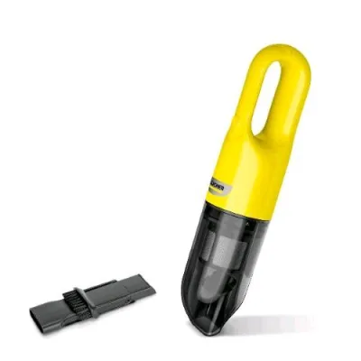 Kaercher CVH 2 Aspirabriciole a Batterie Ricaricabile Compatto e Leggero per un Uso Rapido in Casa e in Macchina Capienza: 0.15 l Batteria da 7.2 V Caricatore USB e Ugello per Fessure 2IN1