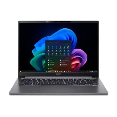 ACER Travelmate X4 14 ai TMX414-51- Tco-7122 Copilot+ PC 14" Wuxga Intel Core Ultra 7 256V RAM 16GB-SSD 512GB NVMe-Intel Arc Graphics-Wi-Fi 7 + Gigabit LAN-Win 11 Prof Steel Gray (NX.BQCET.007)