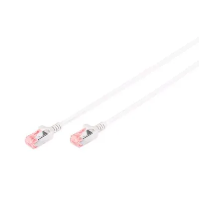 Digitus Cavo di Rete Slim CAT.6 U/UTP Lshf Non Schermato 1 m Grigio