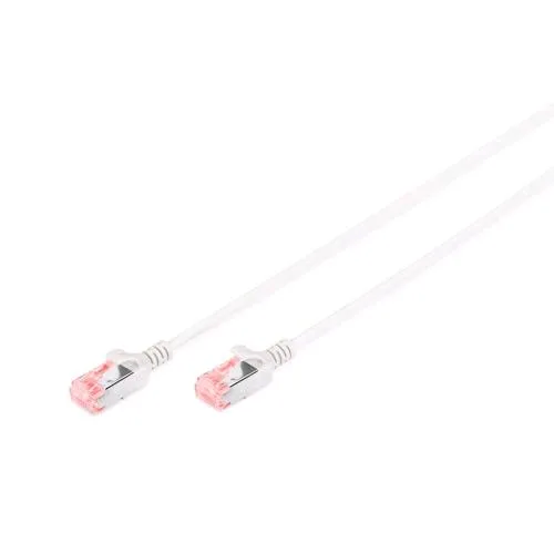 Digitus Cavo di Rete Slim CAT.6 U/UTP Lshf Non Schermato 1 m Grigio
