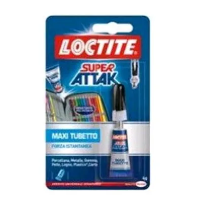 Loctite Super Attack Colla Liquida Trasparente Maxi Tubetto da 4g
