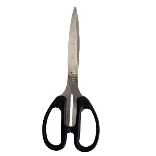 Molho Leone Forbice 21 cm Lama Inacciaio da 137 mm Punta Tonda Manico in Polipropillene Simmetrico Nero