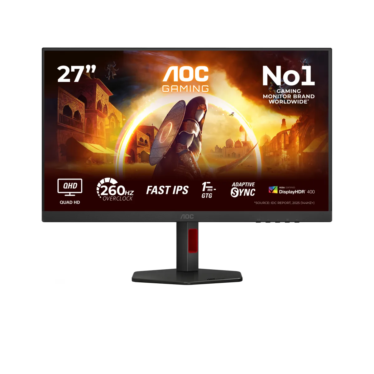MON 27IPS QHD 260HZ 1MS 400CD AOC Q27G4ZR HSMI DP PIVOT GAMING