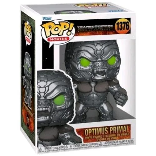 Funko Pop Movies Transformers Optimus Primal Figura in Vinile 9.5 cm da Collezione