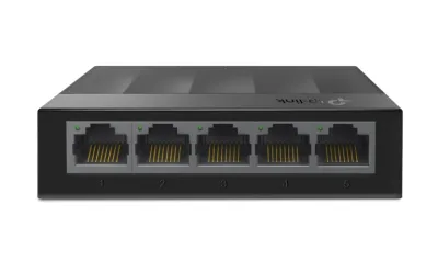 Tp-Link LS1005G Lite Wave Switch 5 Porte Non Gestito 10/100/1000 Desktop Nero