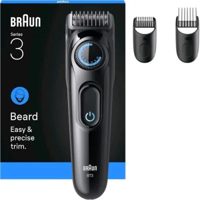 Braun BT3520 1CT BT Styler Regolabarba Ricaricabile 1-20mm Wet DRY Nero