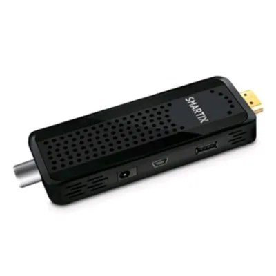 Atlantis Land Atlantis Smartix SM20-DH12 Decoder Digitale Terrestre Stick HD Dvbt/DVBT2 HD Mpeg-4/H.264, Hevc/H.265, 1080P, LCN, Epg