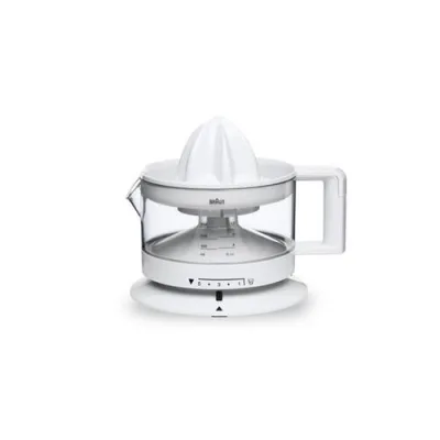 Braun CJ 3000 Tribute Collection Spremiagrumi 0.35 Lt. Doppia Rotazione Antigoccia Bianco