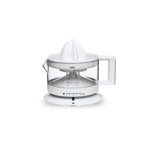 Braun CJ 3000 Tribute Collection Spremiagrumi 0.35 Lt. Doppia Rotazione Antigoccia Bianco