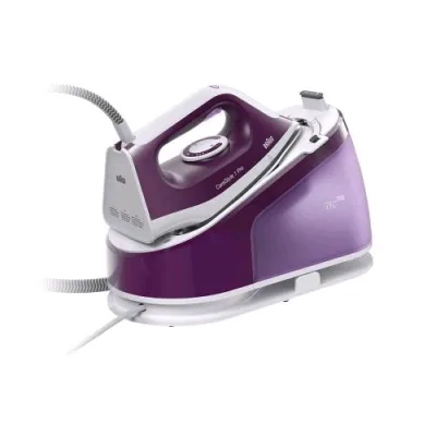 Braun Ferro da Stiro con Caldaia Carica Continua 1.7 l 2200W Piastra in Ceramica Viola