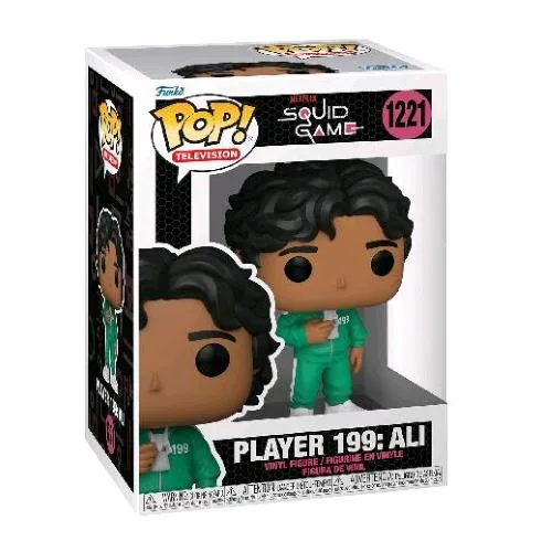 Funko Pop Squid Game Player 199 Ali Figura in Vinile 9.5 cm da Collezzione