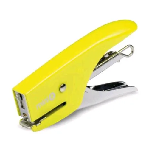 Kartia Fluo Mini 8 Cucitrice a Pinza Caricamento Posteriore Tipo Punti Serie 6/4 mm Giallo
