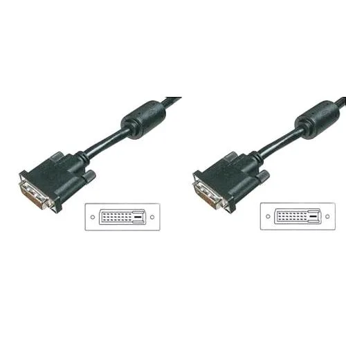 Digitus Cavo DVI-D 24+1 Dual Link Maschio/Maschio 1.8 m Nero