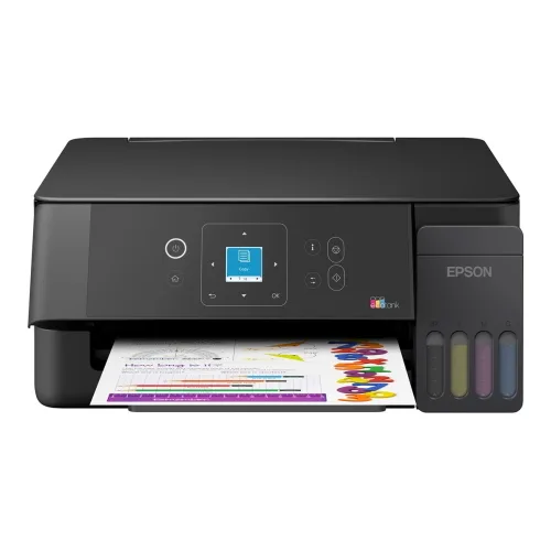 Epson Ecotank Et-2920 Stampante Multifunzione Ink-Jet a Colori A4 Wi-Fi 100 Fogli USB 11PPM Nero