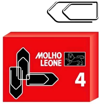 Molho Leone NR4 Fermagli in Metallo Zincati H 32 mm 100 Pz. x 10 Conf