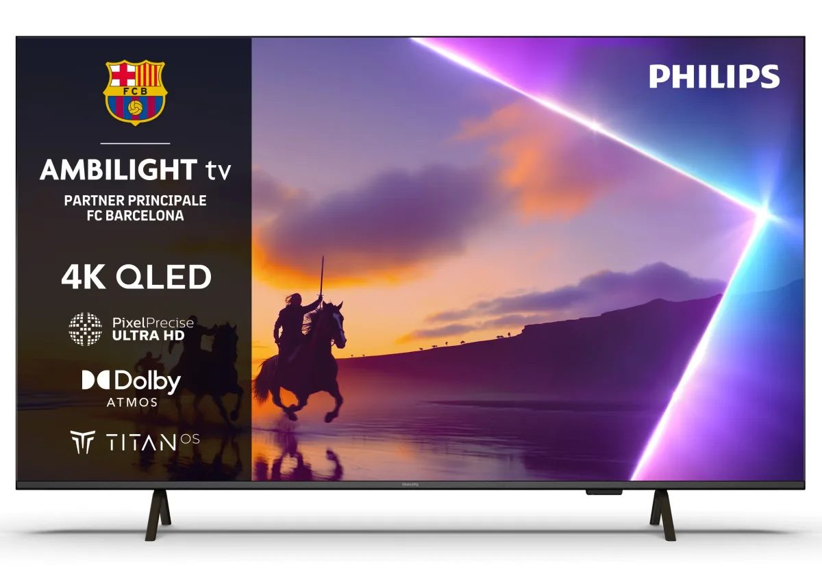 TV 55 PHILIPS QLED SMART TITAN HDR UHD 4K AMBILIGHT