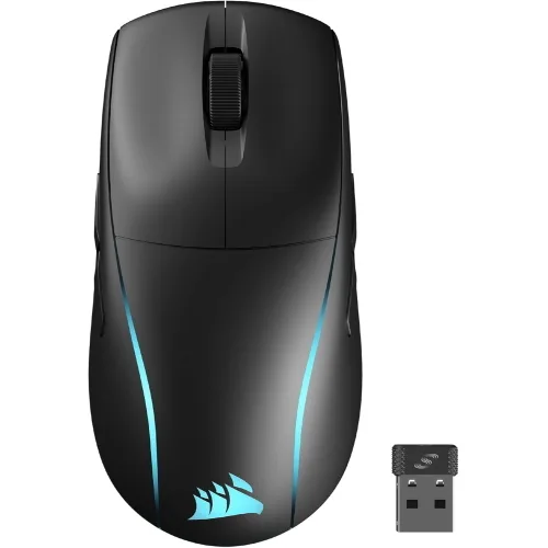 Corsair M75 Mouse Gaming Wireless RGB Ultraleggero 26.000 DPI Nero