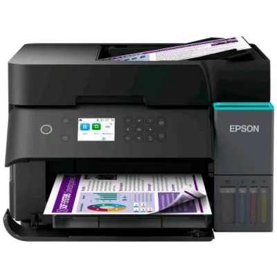 Epson Ecotank Et-3950 Stampante Multifunzione Ink-Jet a Colori Its A4 Wi-Fi Duplex Auotmatico 250 Fogli USB LAN Nero