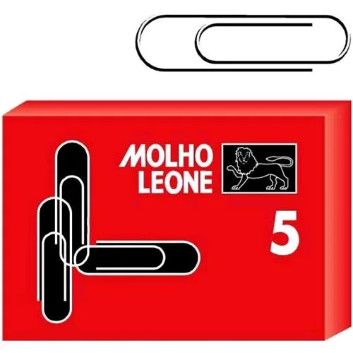 Molho Leone NR5 Fermagli in Metallo Zincati H 50 mm 100 Pz. x 5 Conf