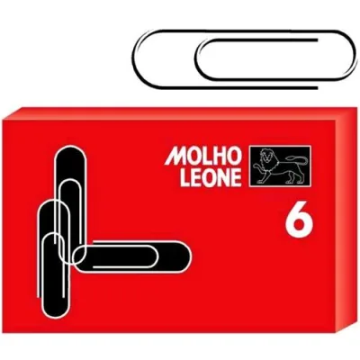 Molho Leone NR6 Fermagli in Metallo Zincati H 57 mm 100 Pz. x 5 Conf