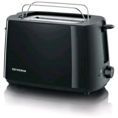 Severin At 2287 Tostapane Verticale Automatico Doppia Fessura 700W Colore Nero