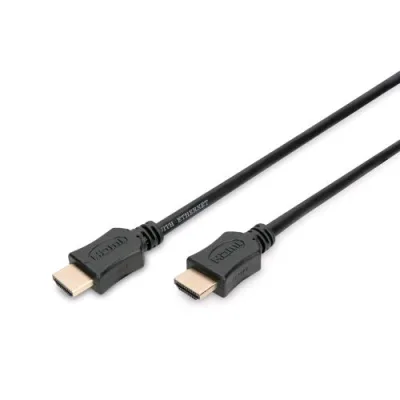 Digitus Cavo HDMI High Speed con Ethernet 4K 3D Arc Maschio/Maschio 5 m Nero