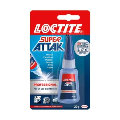 Loctite Super Attak Professional Colla Liquida Trasparente 20g