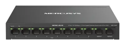 SWITCH 8P POE+2P GIGABIT SWITCH 8P+2P POE DESKTOP