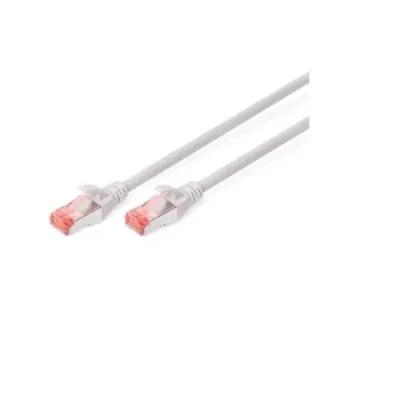 Digitus Cavo Patch S/FTP Cat 6 Lshf 0.5 m Grigio