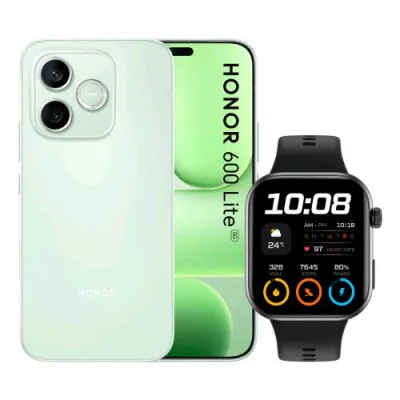 Honor 600 Lite 5G Dual SIM 6.6" Octa Core 256GB RAM 8GB 5G Italia Sprout Green + Watch 2I Smarwatch Black