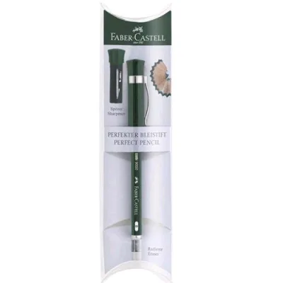 Faber Castell Extender Matita di Grafite HB con Temperino Incorporato Set Regalo