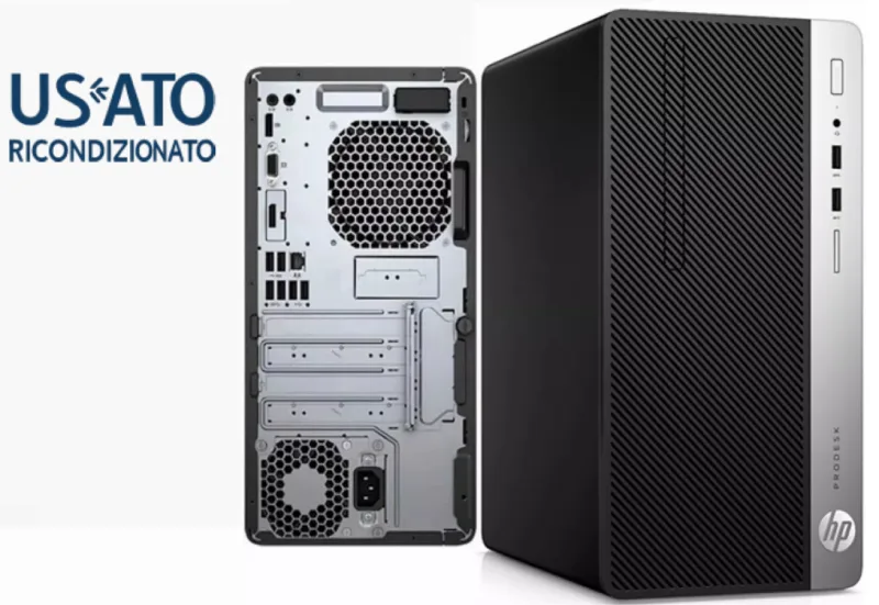 PC REF I5 8GB 256GB NVME W11P I5-8500 HP 400 G5 TOWER