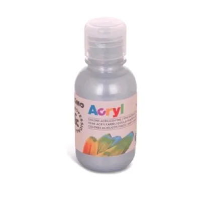 Primo Colore Acrilico Flacone da 125ml Argento
