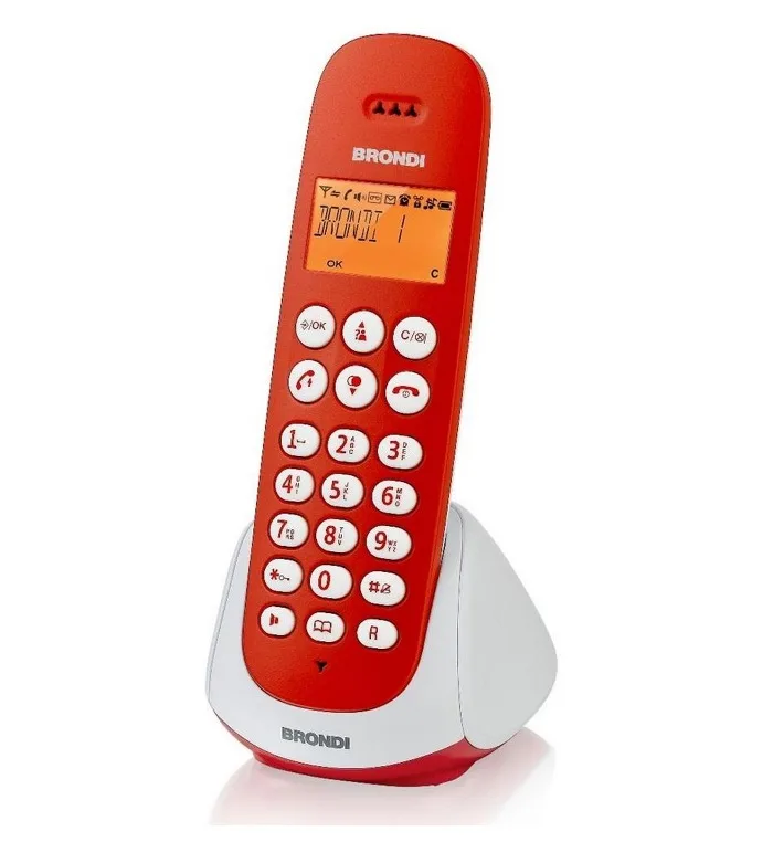 Brondi Adara Cordless DECT Rosso/Bianco