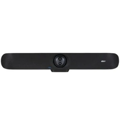 AVER VB350 Barra Video PTZ Doppia Fotocamera 4K Ultra HD 3840 x 2160 60 FPS Zoom Ibrio 18X Microfono Incorporato Sistema di Tacciamento Audio con Video Nero
