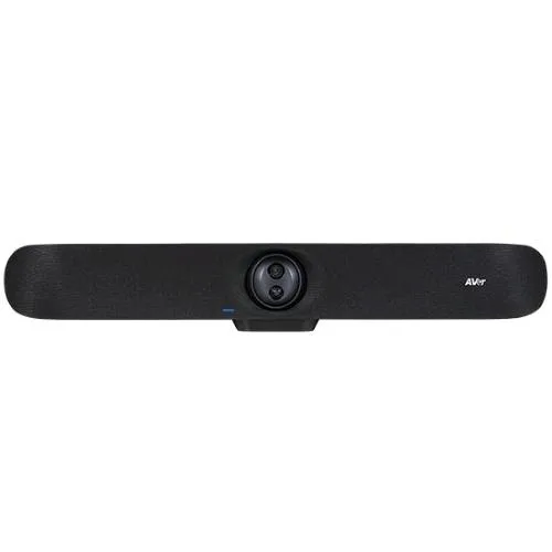 AVER VB350 Barra Video PTZ Doppia Fotocamera 4K Ultra HD 3840 x 2160 60 FPS Zoom Ibrio 18X Microfono Incorporato Sistema di Tacciamento Audio con Video Nero