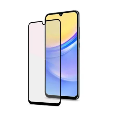 Celly Samsung Galaxy A16 5G/ A16 4G Full Glass Proteggi Schermo in Vetro Temperato Trasparente con Bordo Nero