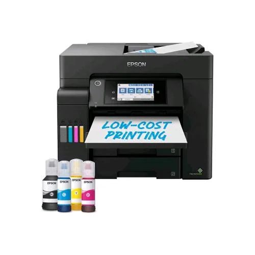 Epson Ecotank Et-5805 Stampante Multifunzione Ink Jet a Colori A4 Wi-Fi Scanner Piano e Adf Fax a Colori 33,6 Kbit/S 550 Fogli LAN USB 25PPM Nero
