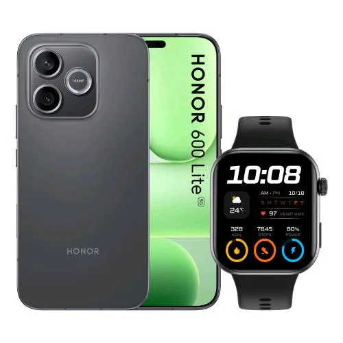 Honor 600 Lite 5G Dual SIM 6.6" Octa Core 256GB RAM 8GB 5G Italia Velvet Black + Watch 2I Smarwatch Black