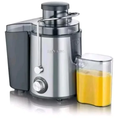 Severin ES3566 Centrifuga Elettrica 400W 2 Velocita' Capacita' 500 ml Setaccio e Lame in Acciaio Nero Inox