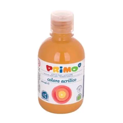 Primo Colore Acrilico Flacone da 300 ml Colore Arancione